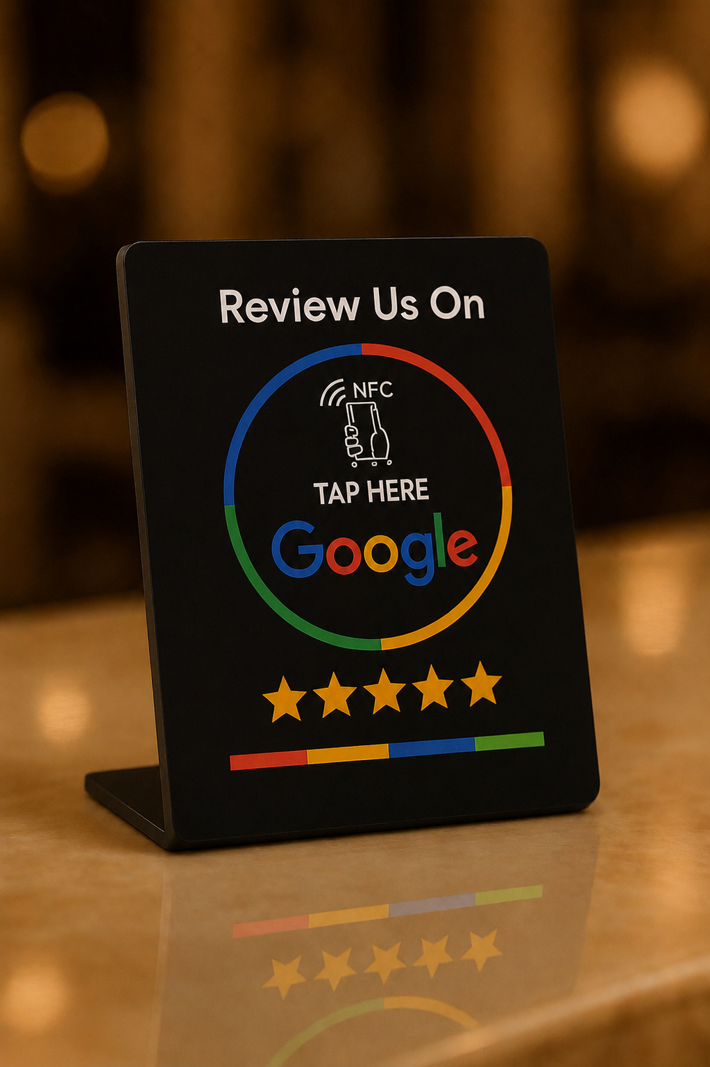 Présentoir Avis Google NFC